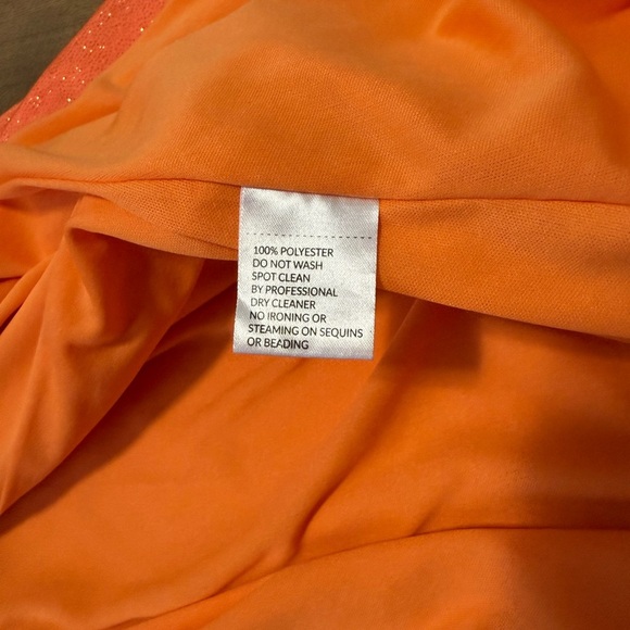 Ladivine Elegant Orange Evening Gown - Picture 7 of 15